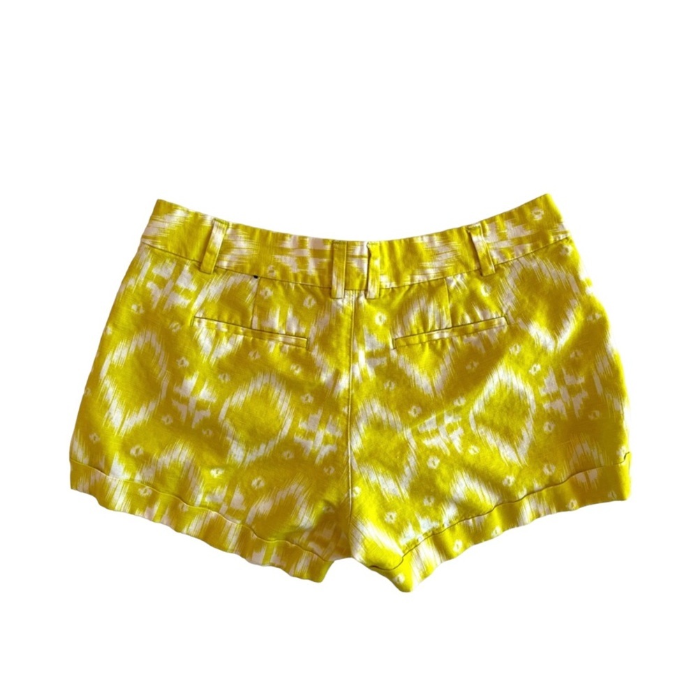 BANANA REPUBLIC Women’s Ryan Fit Linen Blend Yellow Shorts size 6 - Picture 3 of 8